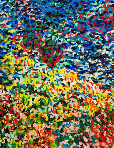 Abstract painting by Norm Yip