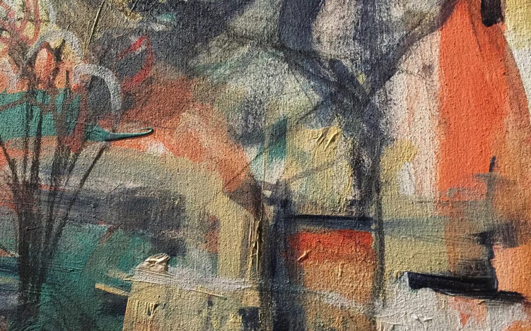 Painting: a symbiotic process of constructing and destructing in hopes of something new and refreshing. 