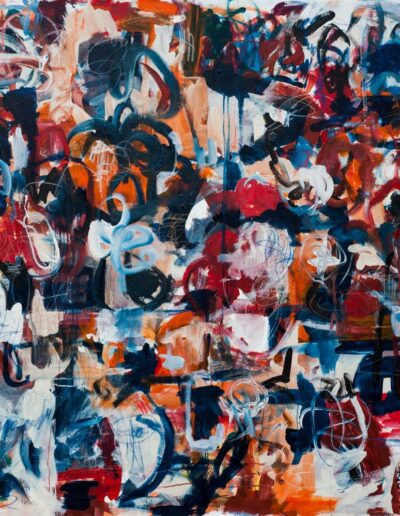 Abstract painting by Norm Yip