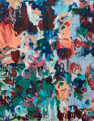 Abstract painting by Norm Yip