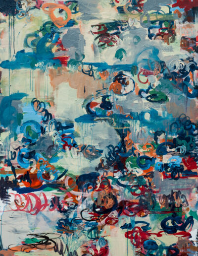 Abstract expressionistic painting by Norm Yip.