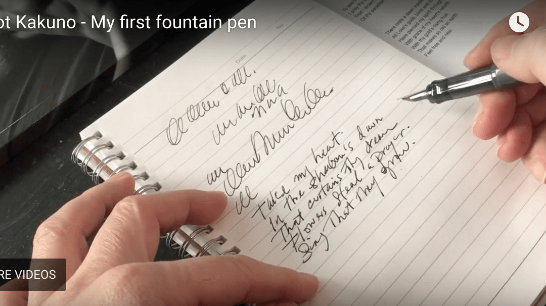 The PILOT Kaküno – my first fountain pen