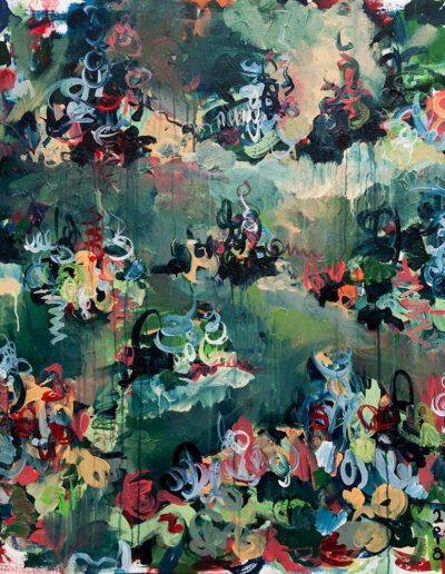 Abstract painting by Norm Yip