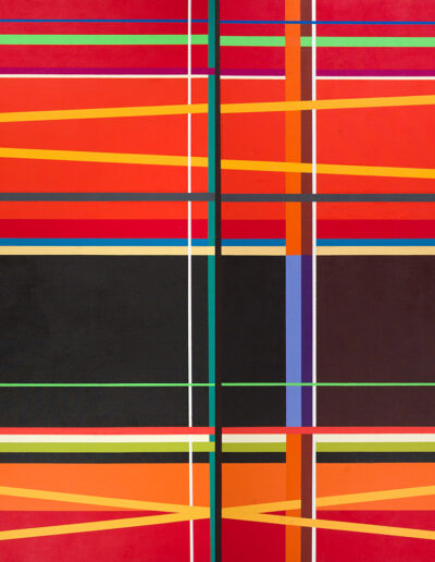 Abstract geometric painting by Norm Yip