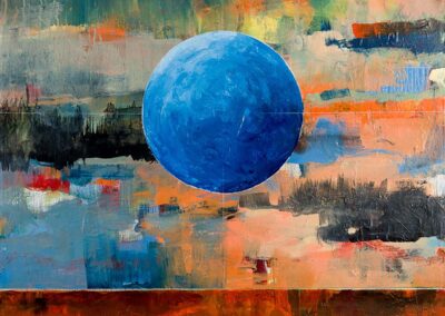 Arcadia, No. 4 (Blue Planet), 2021 – SOLD